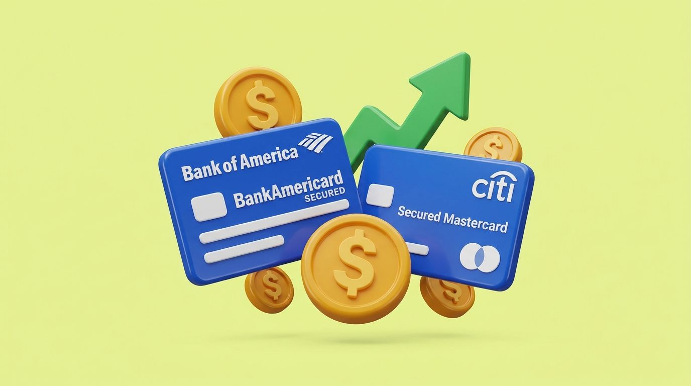 Hero image for: BankAmericard Secured vs Citi Secured Mastercard