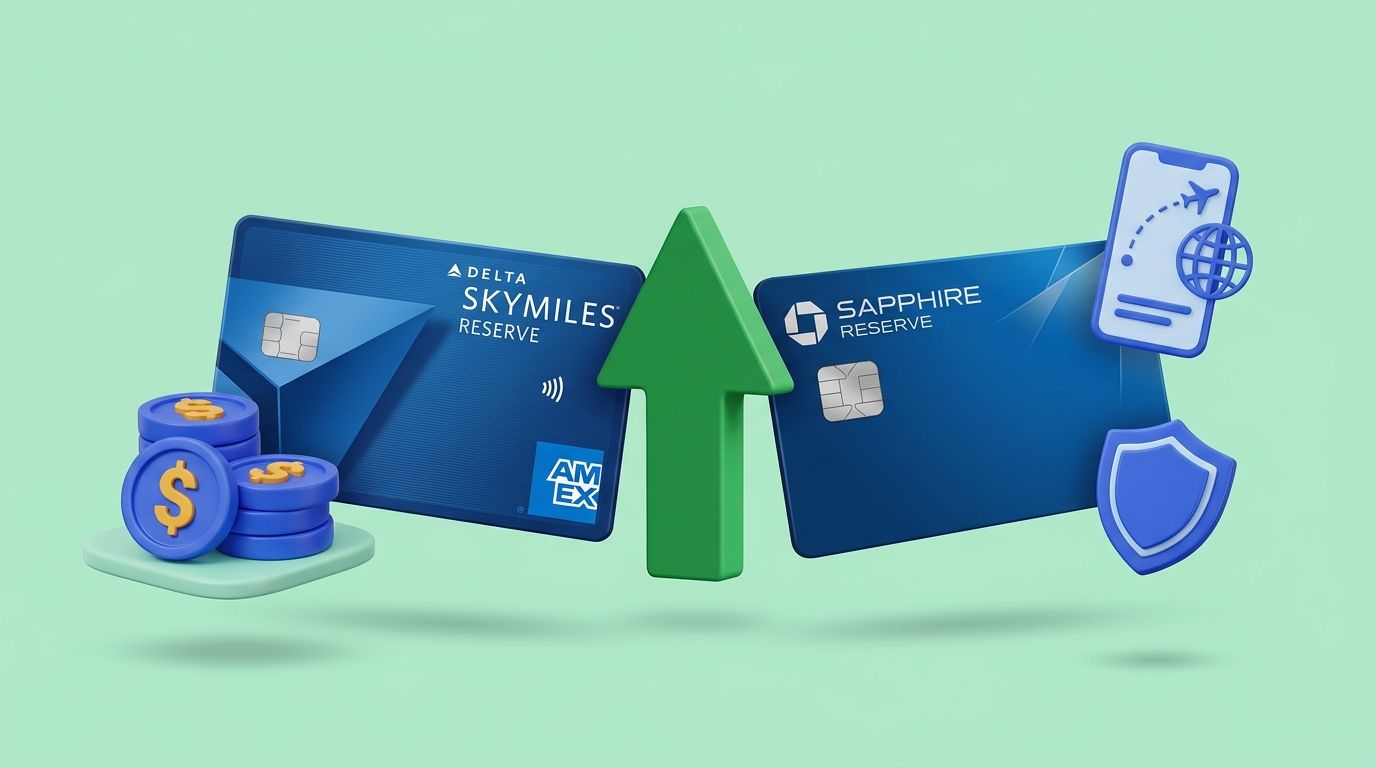 Hero image for: Delta SkyMiles Reserve Amex vs Chase Sapphire Reserve: 2026