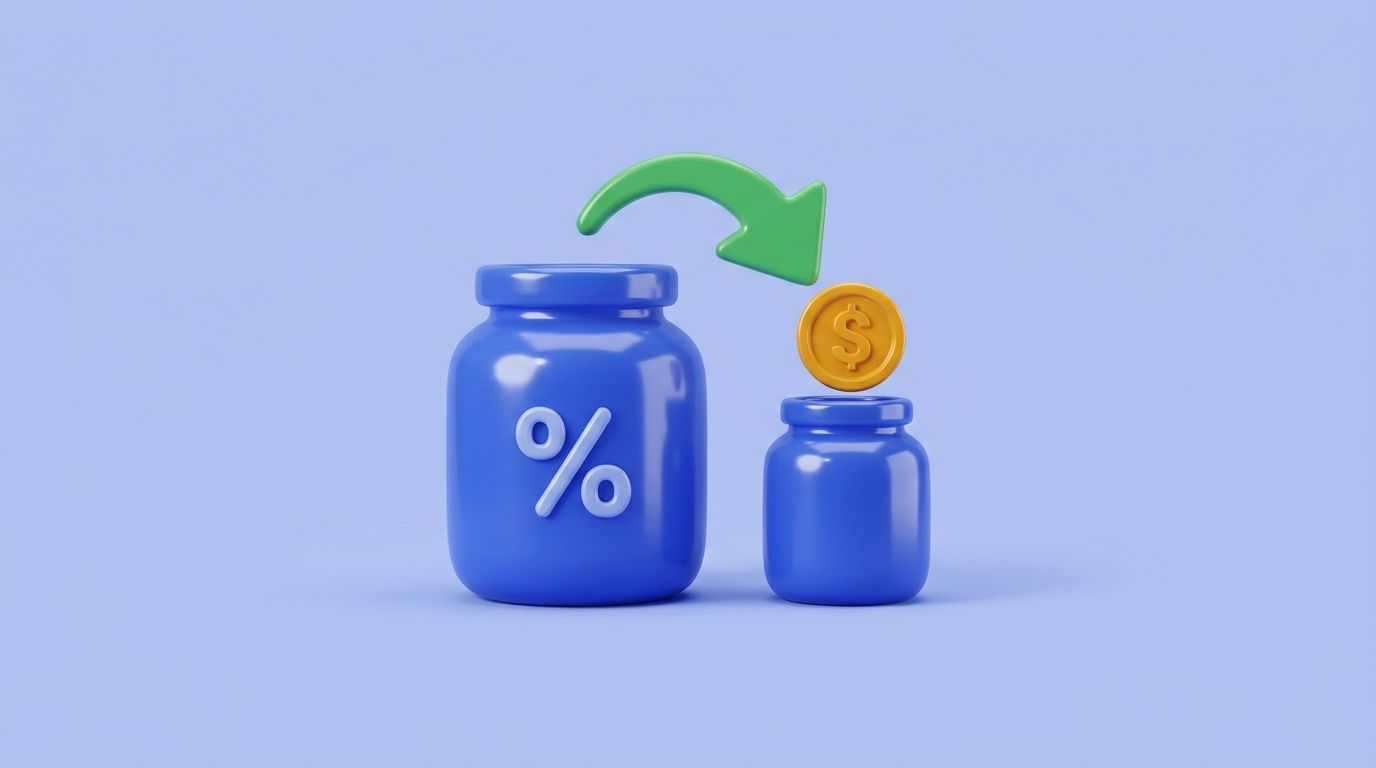AI-generated: Style: 3D rendered illustration with a glossy, plastic-like finish. Objects look like polished toy models with soft refl